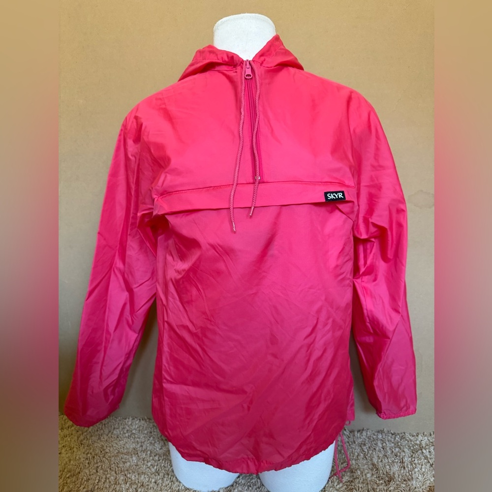Vintage SKYR Packable Windbreaker Jacket with Hood